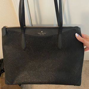 🖤🖤 Kate Spade Black Glitter Tote 🖤🖤